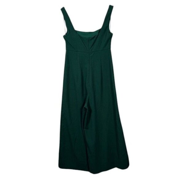 Keepsake The Label Uptown Jumpsuit Emerald Green Wide Leg Sleeveless Size 6 - Picture 2 of 11